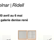 Galerie Denise René nouvelle exposition Molnar/Ridell depuis Avril 2023.