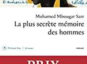 Plus secrète mémoire hommes Mohamed Mbougar Sarr