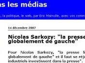 Nicolas Sarkozy presse gauche"
