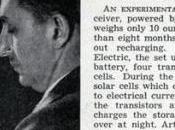 1956 première Radio solaire