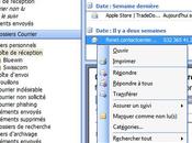 Outlook 2003 Comment créer règles pour désencombrer boîte réception