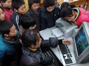 enfants Ningxia profitent l'enseignement distance